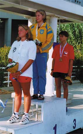 Lene Athen EM 1999 2 plads 800 m.