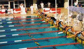 Start 400 m EM 1999