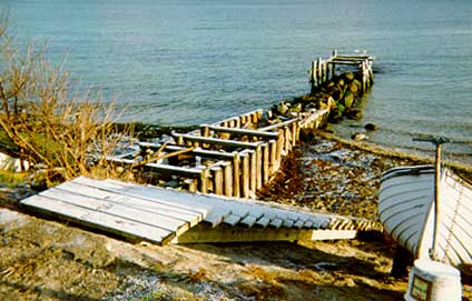 Trappen gør det mere sikkert at komme ned til stranden