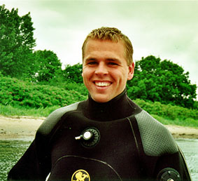 Kenneth en glad dykker