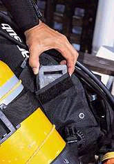 Der er ogs plads til bly bag p vesten.