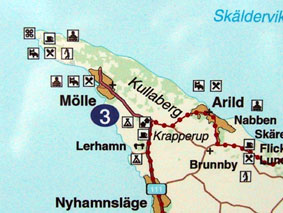 Oversigts kort Kullen